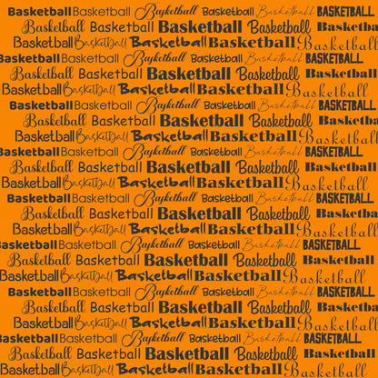 Go Big Sports Collection Basketball 12 x 12 Double-Sided Scrapbook Paper by SSC Designs - 15 Pack