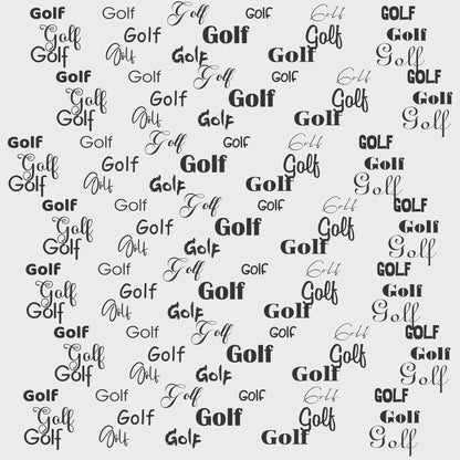 Go Big Sports Collection Golf 12 x 12 Double-Sided Scrapbook Paper by SSC Designs - 15 Pack