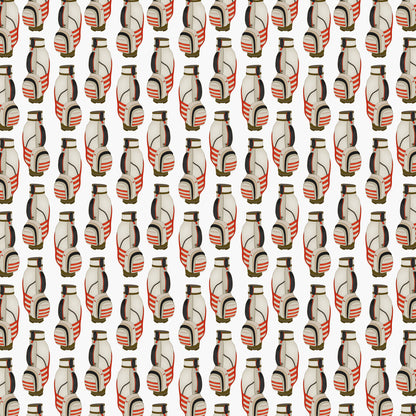 Golfing Collection Golf Equipment 12 x 12 Double-Sided Scrapbook Paper by SSC Designs - 15 Pack