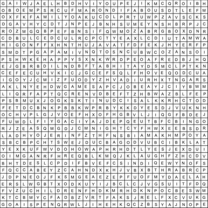 Game Night Collection Crossword Craze 12 x 12 Double-Sided Scrapbook Paper by SSC Designs - 15 Pack