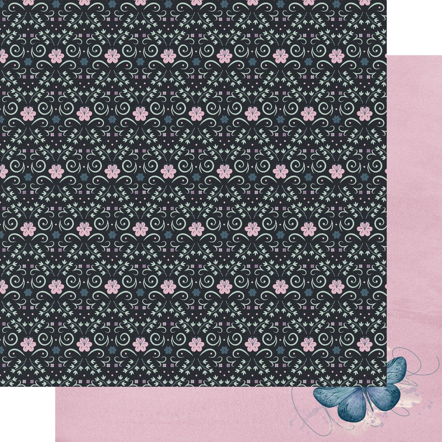 Gone But Not Forgotten Collection Whispered Memories 12 x 12 Double-Sided Scrapbook Paper by SSC Designs - 15 Pack