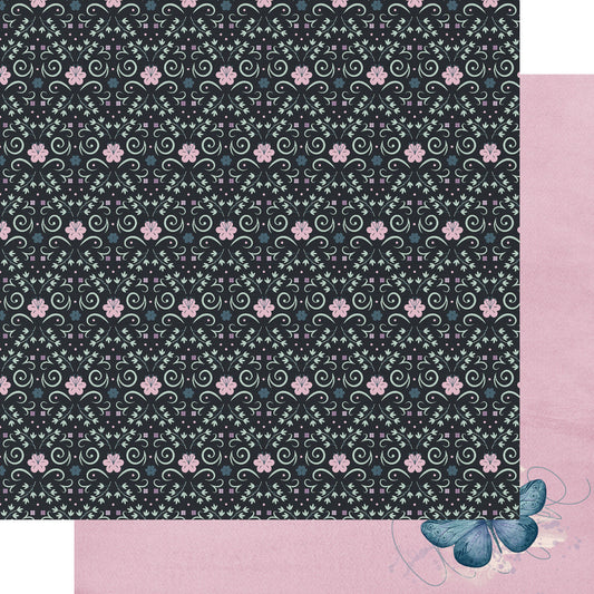 Gone But Not Forgotten Collection Whispered Memories 12 x 12 Double-Sided Scrapbook Paper by SSC Designs - 15 Pack
