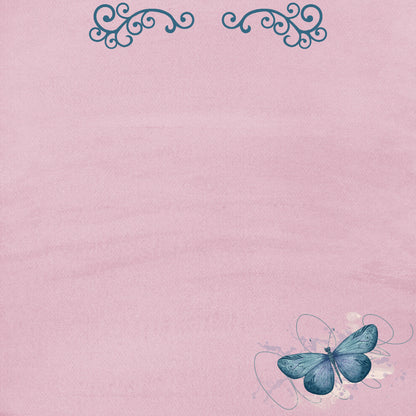 Gone But Not Forgotten Collection Whispered Memories 12 x 12 Double-Sided Scrapbook Paper by SSC Designs - 15 Pack