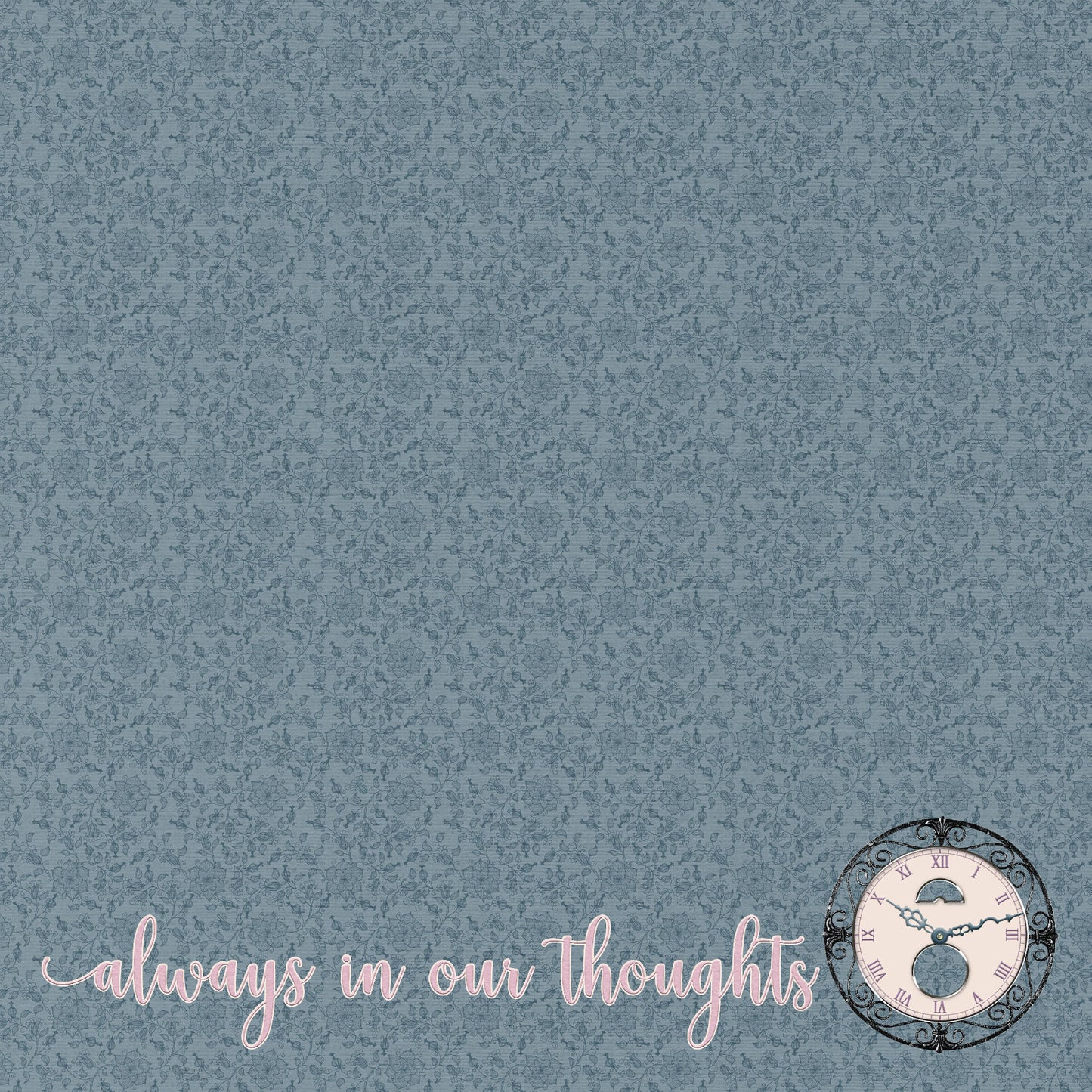Gone But Not Forgotten Collection Celebration Of Life 12 x 12 Double-Sided Scrapbook Paper by SSC Designs - 15 Pack
