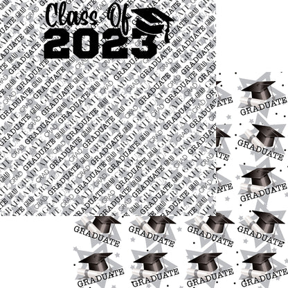 Graduation Collection Female 12 x 12 Scrapbook Paper Pack & Embellishment Kit - 3 Kits