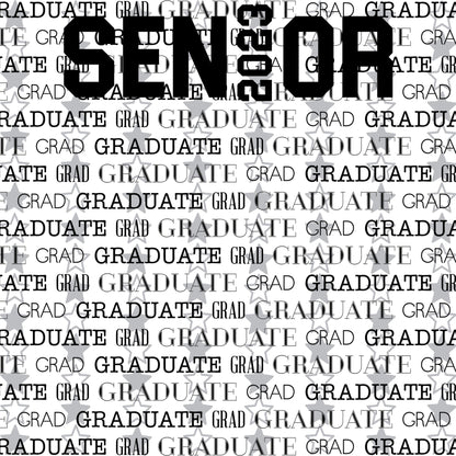 Graduation Collection 2023 Senior 12 x 12 Double-Sided Scrapbook Paper - 15 Pack