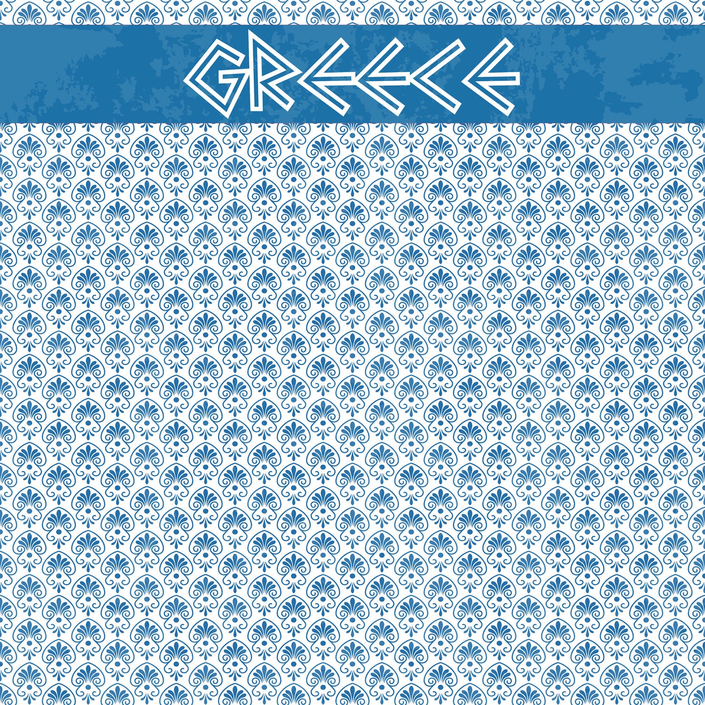 Greece Collection Greece 12 x 12 Double-Sided Scrapbook Paper by SSC Designs - 15 Pack