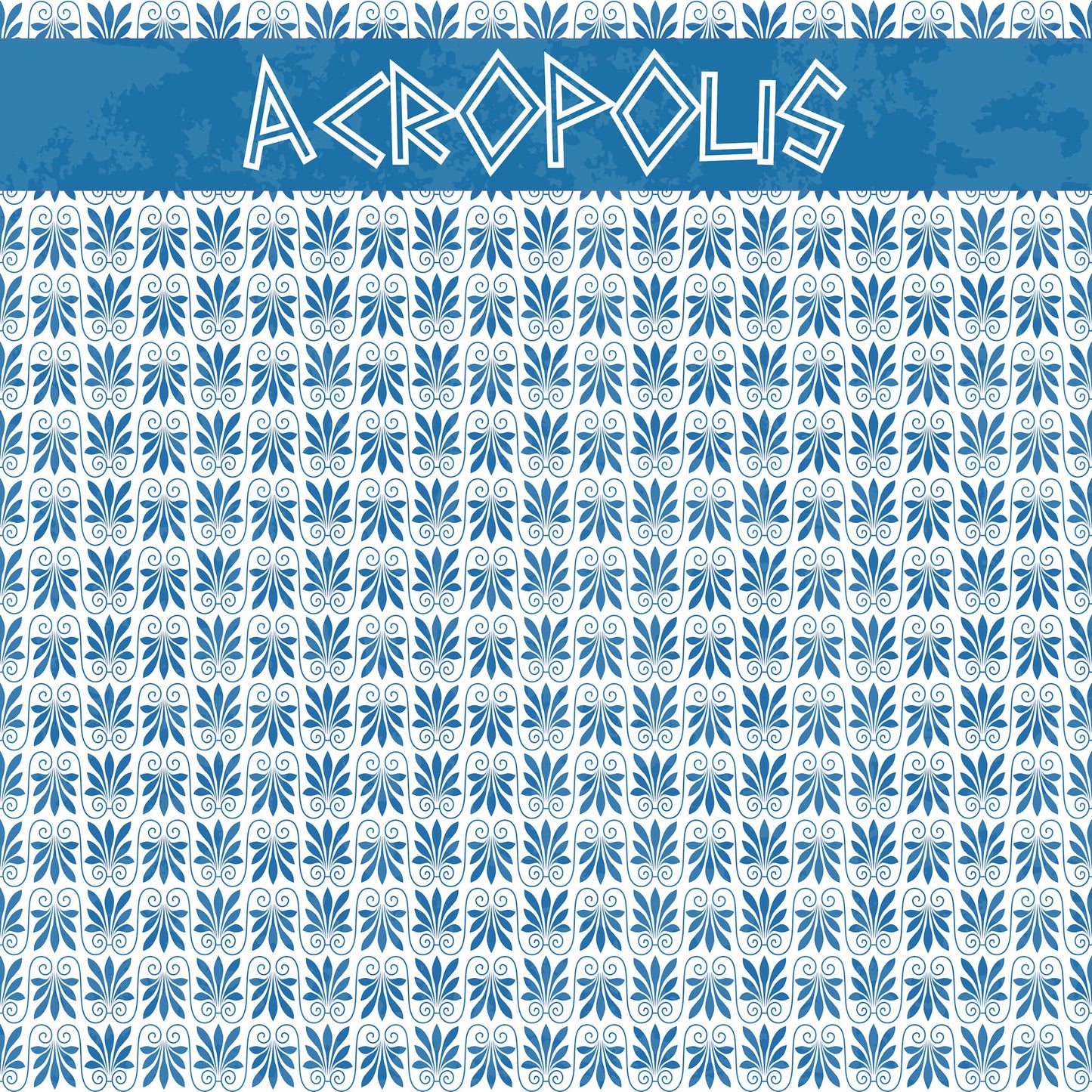 Greece Collection Acropolis 12 x 12 Double-Sided Scrapbook Paper by SSC Designs - 15 Pack