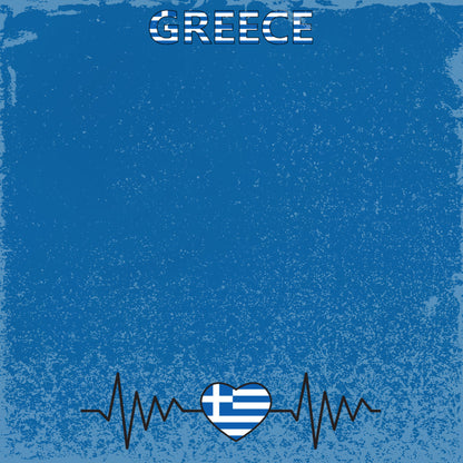 Greece Collection Greece Heartbeat 12 x 12 Double-Sided Scrapbook Paper by SSC Designs - 15 Pack