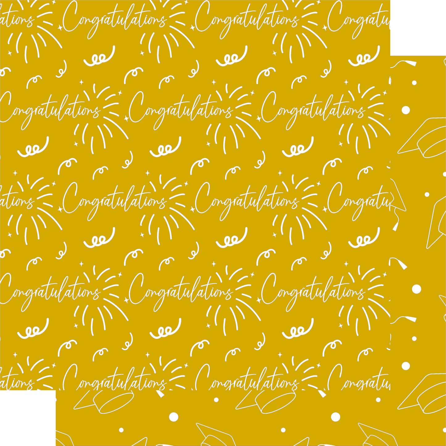 Graduate 2025 Collection Congratulations 12 x 12 Double-Sided Scrapbook Paper by SSC Designs - 15 Pack