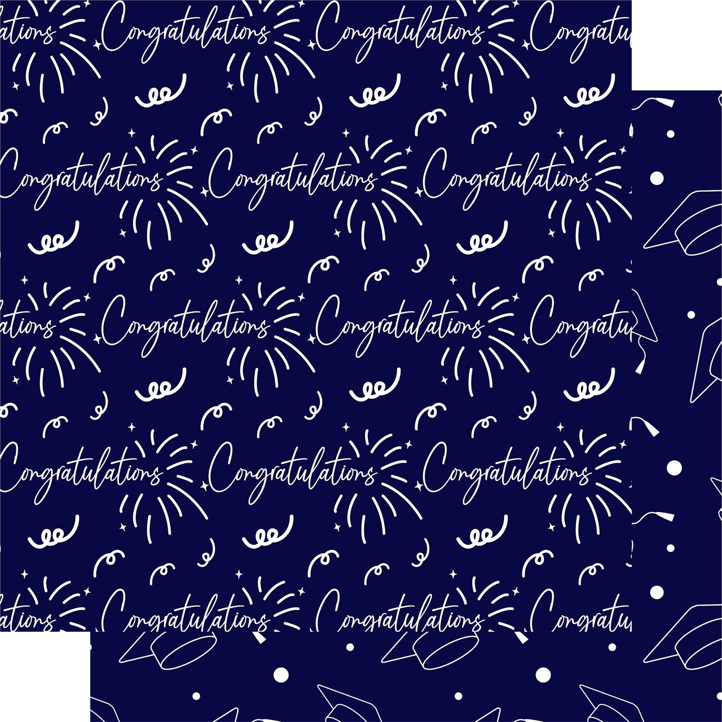Graduate 2025 Collection Congratulations 12 x 12 Double-Sided Scrapbook Paper by SSC Designs - 15 Pack