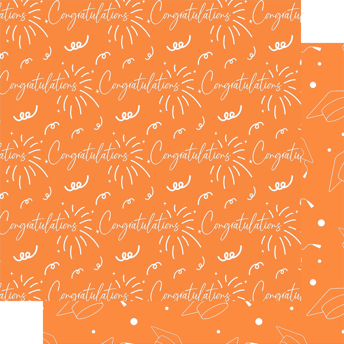 Graduate 2025 Collection Congratulations 12 x 12 Double-Sided Scrapbook Paper by SSC Designs - 15 Pack