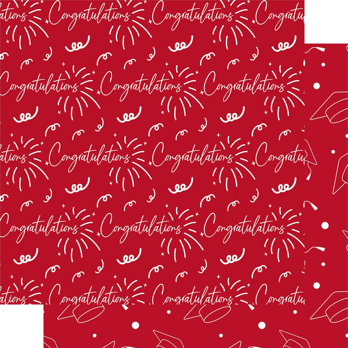 Graduate 2025 Collection Congratulations 12 x 12 Double-Sided Scrapbook Paper by SSC Designs - 15 Pack