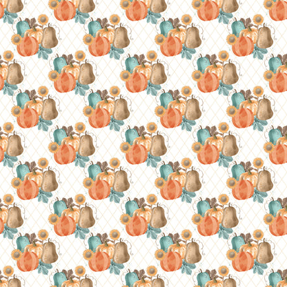 Give Thanks Collection Pumpkin Party 12 x 12 Double-Sided Scrapbook Paper by SSC Designs - 15 Pack