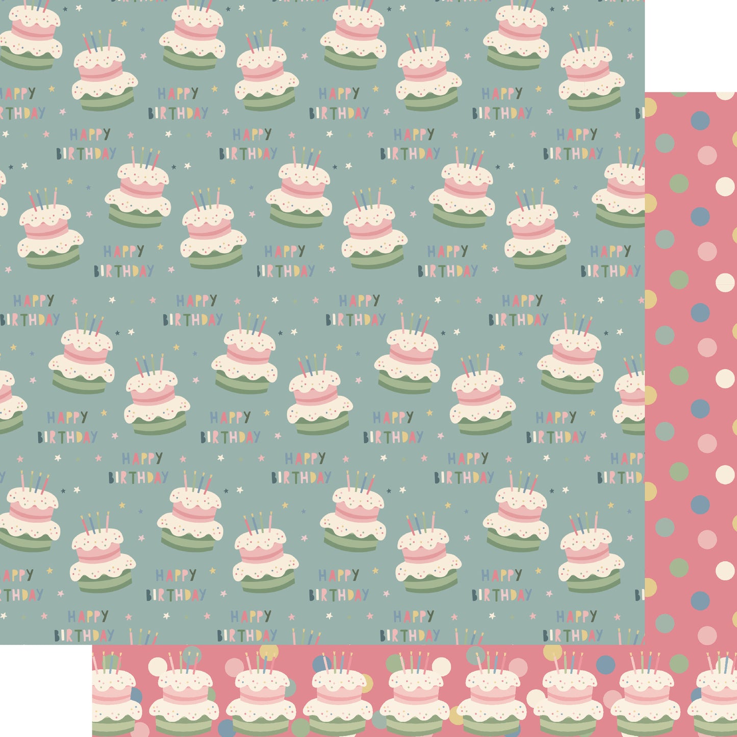 Happy Birthday 12 x 12 Scrapbook Paper & Embellishment Kit by SSC Designs - 3 Kits