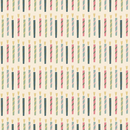 Happy Birthday Collection Make A Wish Candles 12 x 12 Double-Sided Scrapbook Paper by SSC Designs - 15 Pack