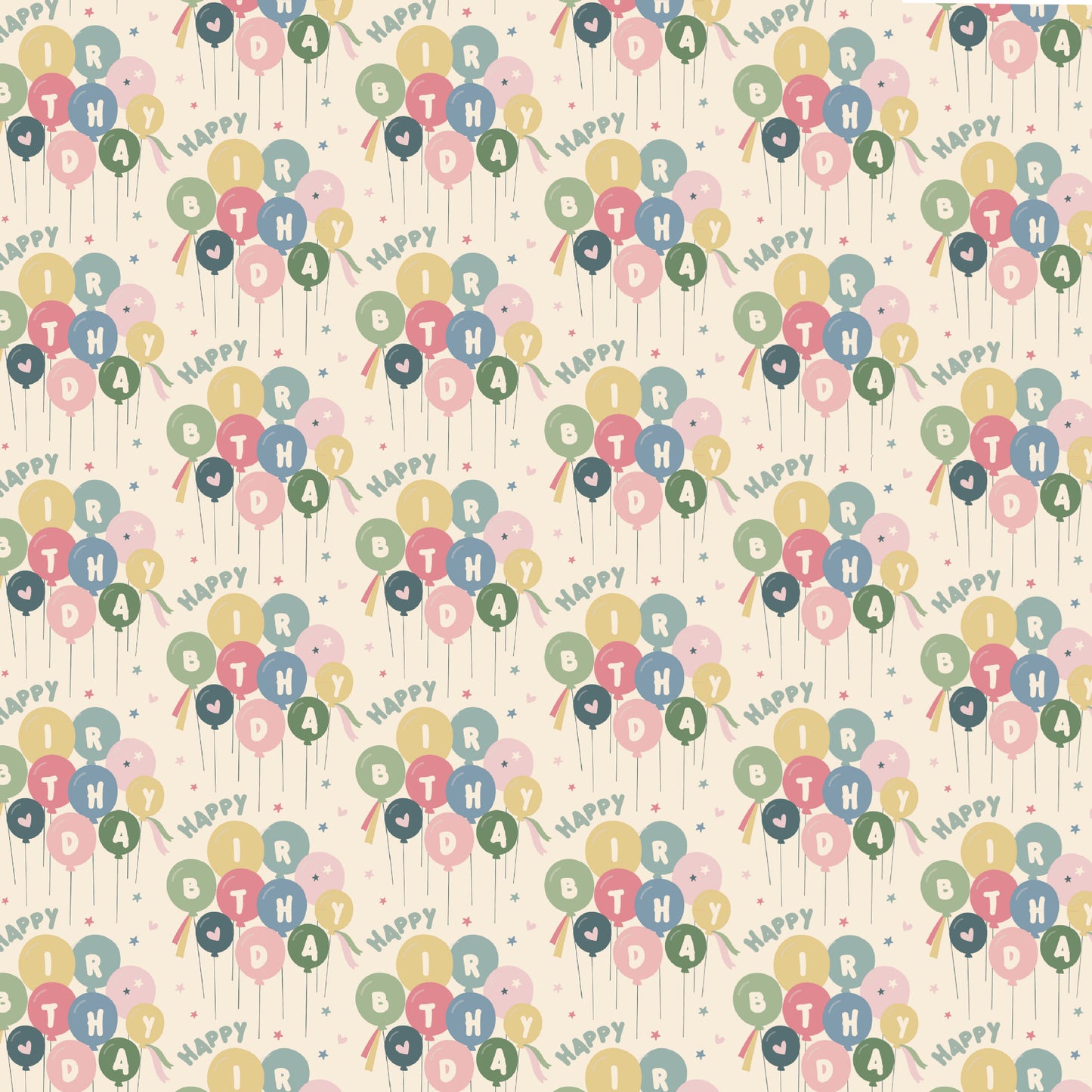 Happy Birthday Collection Rainbow Wishes 12 x 12 Double-Sided Scrapbook Paper by SSC Designs - 15 Pack
