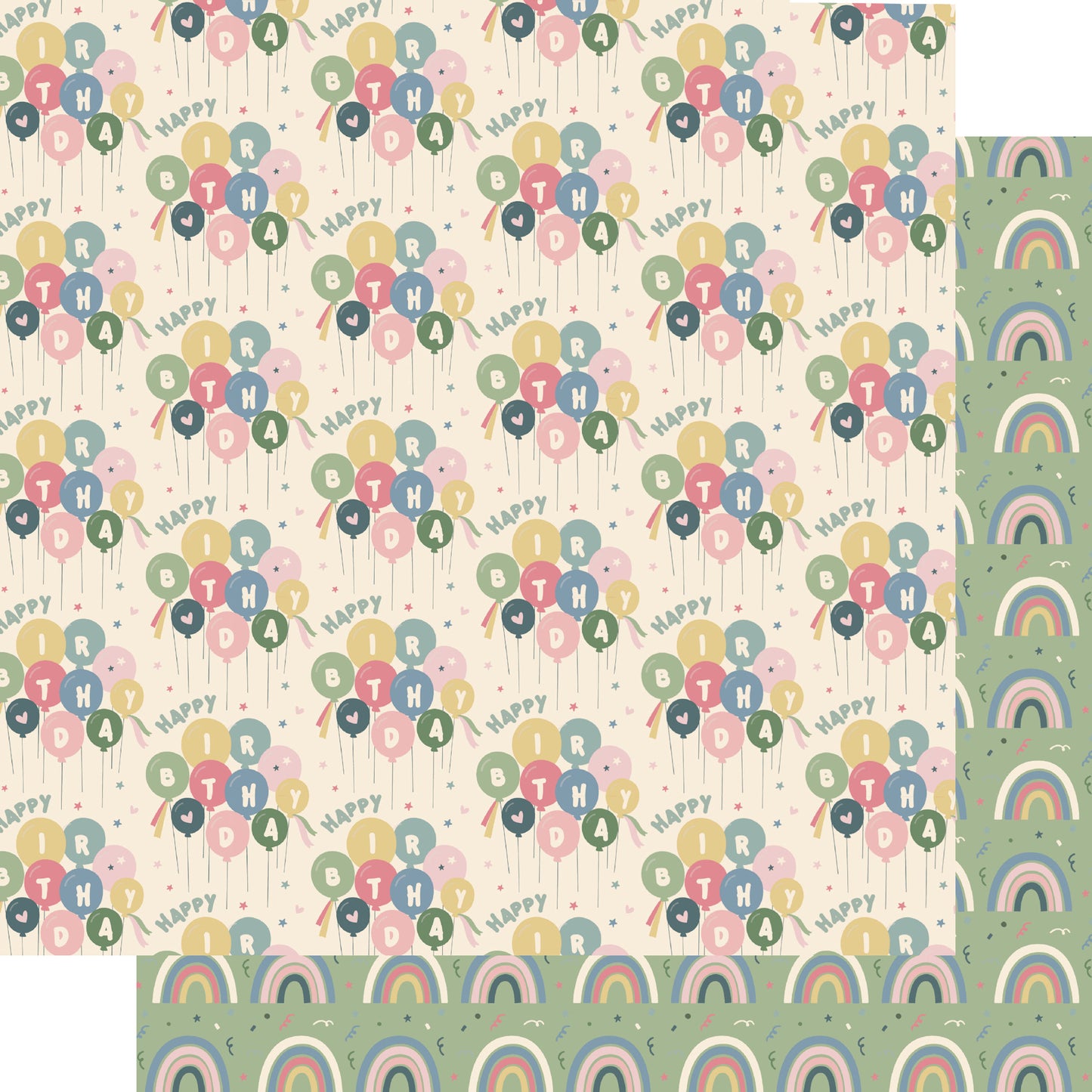 Happy Birthday 12 x 12 Scrapbook Paper & Embellishment Kit by SSC Designs - 3 Kits