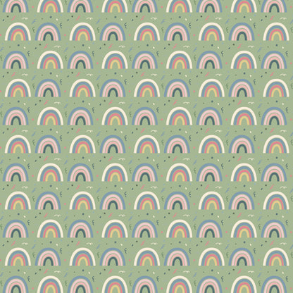 Happy Birthday Collection Rainbow Wishes 12 x 12 Double-Sided Scrapbook Paper by SSC Designs - 15 Pack
