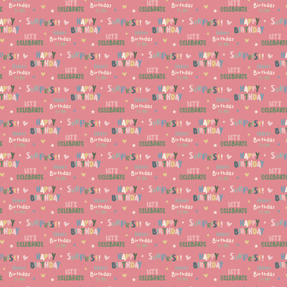 Happy Birthday Collection Confetti Cake 12 x 12 Double-Sided Scrapbook Paper by SSC Designs - 15 Pack