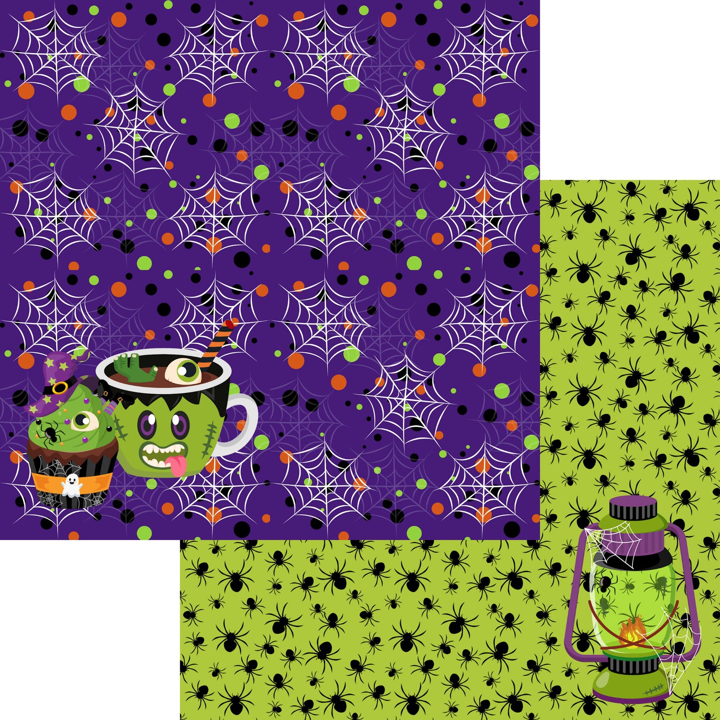 Happy Camp-o-ween 12 x 12 Scrapbook Collection Kit by SSC Designs - 3 Kits