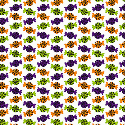 Happy Camp-o-ween Collection Halloween Treats 12 x 12 Double-Sided Scrapbook Paper by SSC Designs - 15 Pack