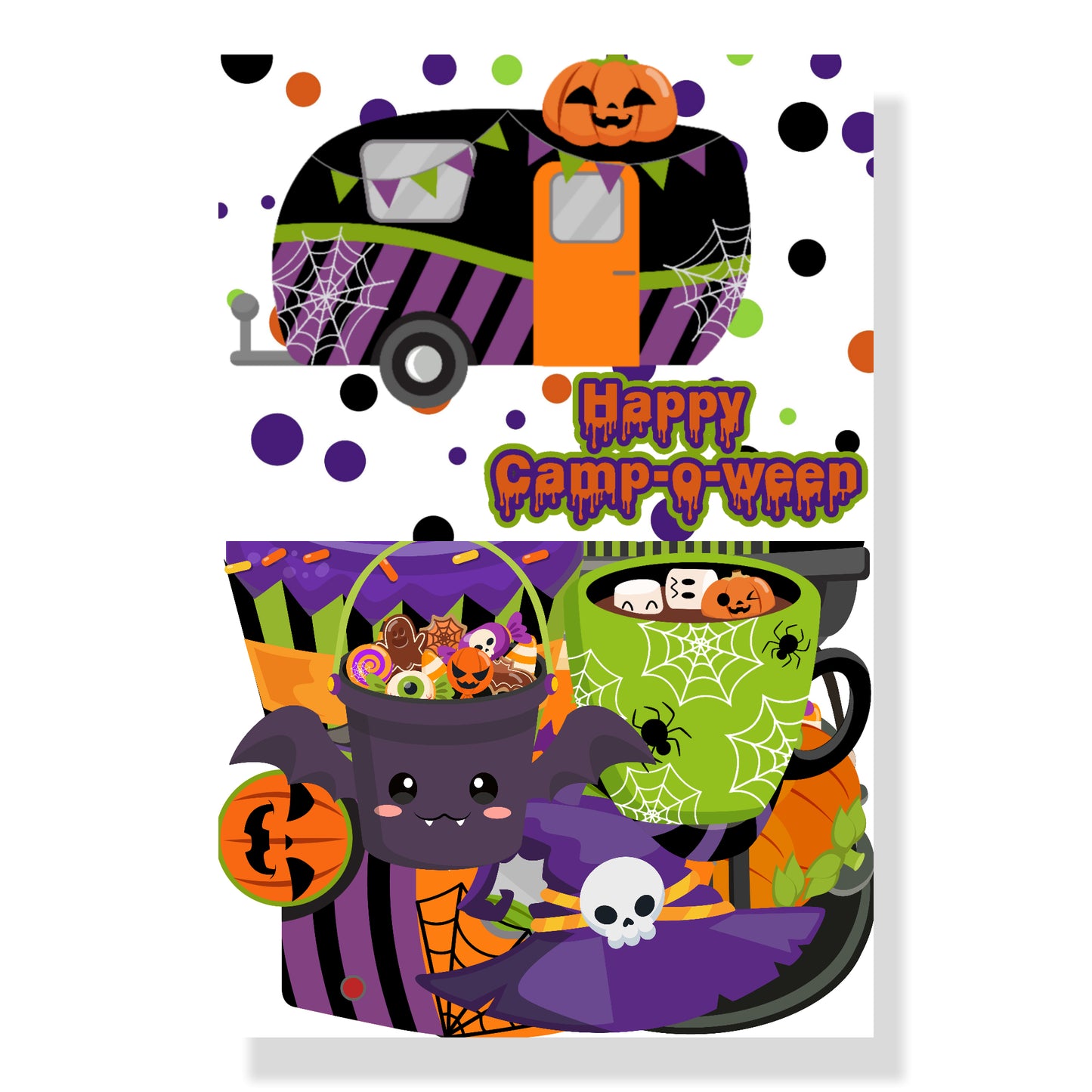 Happy Camp-o-ween 12 x 12 Scrapbook Collection Kit by SSC Designs - 3 Kits