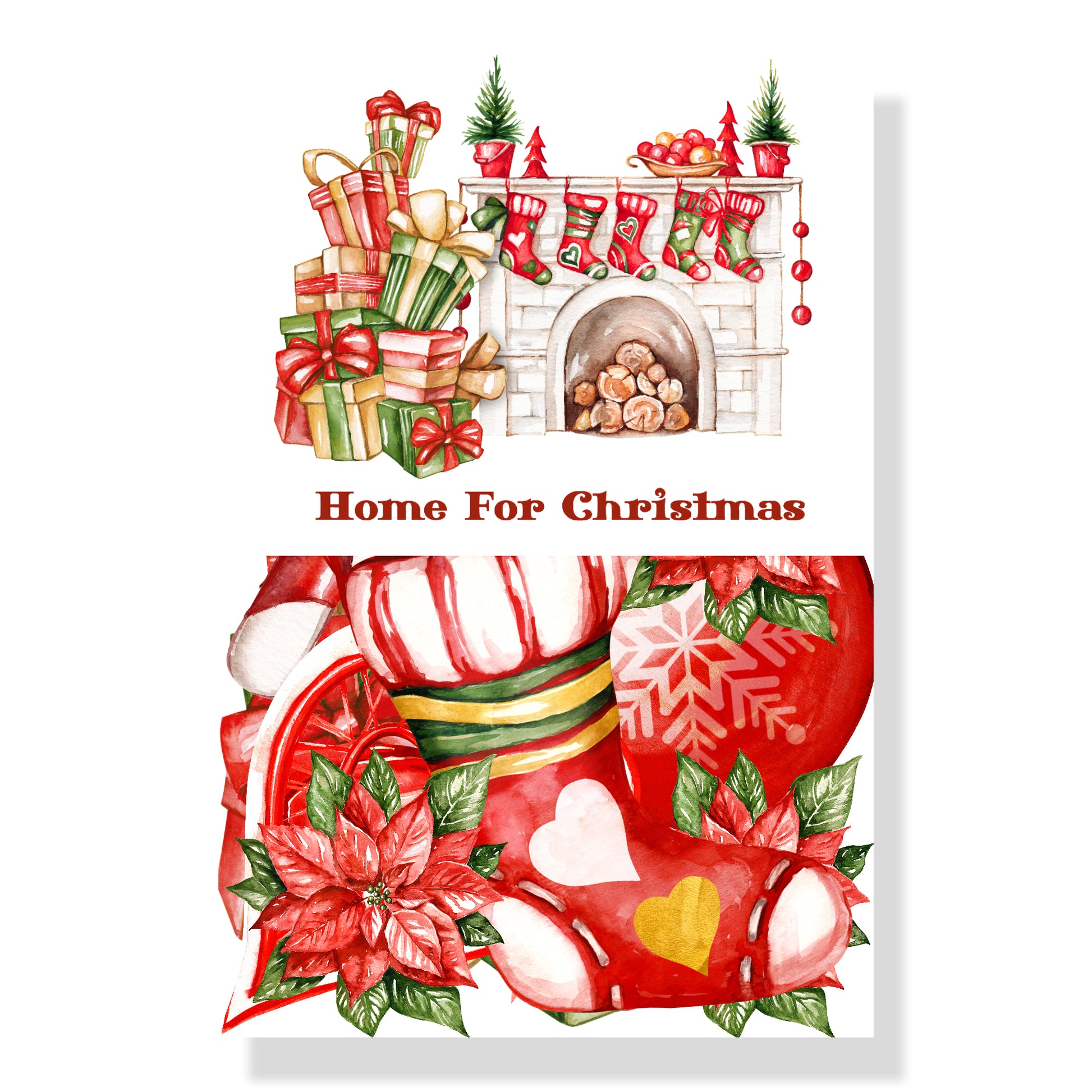 Home For Christmas Collection Laser Cut Scrapbook Ephemera Embellishments by SSC Designs - 3 Packs