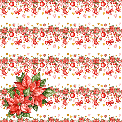 Home For Christmas Collection The Stocking Were Hung 12 x 12 Double-Sided Scrapbook Paper by SSC Designs - 15 Pack