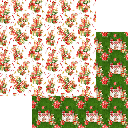 Home For Christmas 12 x 12 Scrapbook Paper Pack & Embellishment Kit - 3 Kits