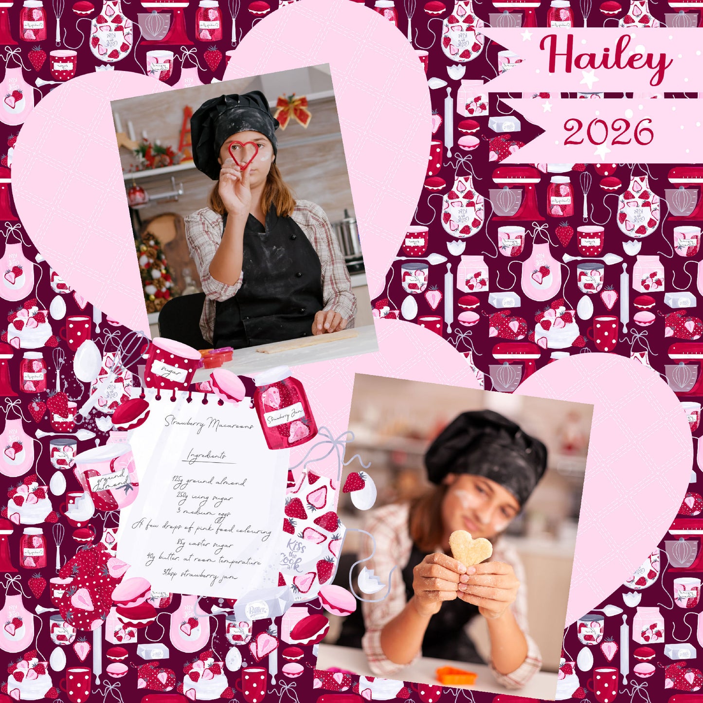 Happiness is Homemade 12 x 12 Scrapbook Paper & Embellishment Kit by SSC Designs - 3 Kits