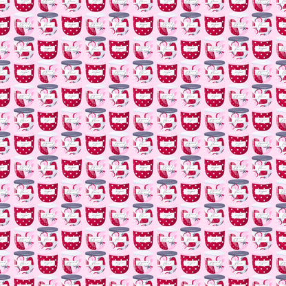 Happiness is Homemade Collection Love At First Bite 12 x 12 Double-Sided Scrapbook Paper by SSC Designs - 15 Pack