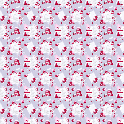 Happiness is Homemade Collection Recipe For Romance 12 x 12 Double-Sided Scrapbook Paper by SSC Designs - 15 Pack