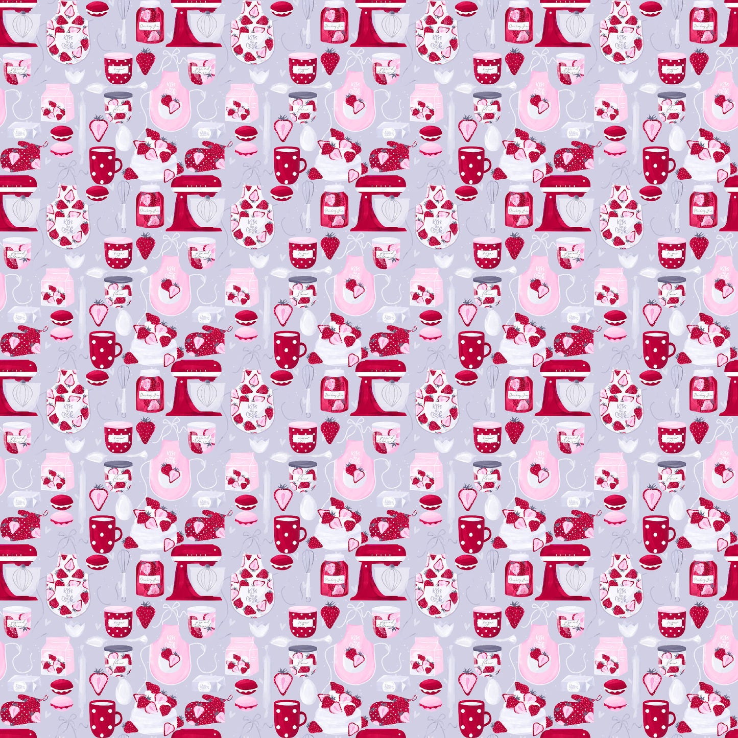Happiness is Homemade Collection Cookie Cupid 12 x 12 Double-Sided Scrapbook Paper by SSC Designs - 15 Pack