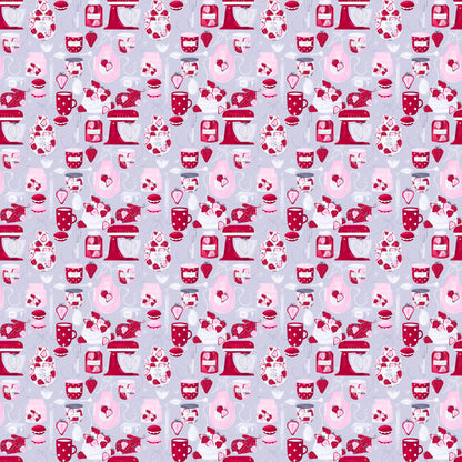 Happiness is Homemade Collection Cookie Cupid 12 x 12 Double-Sided Scrapbook Paper by SSC Designs - 15 Pack