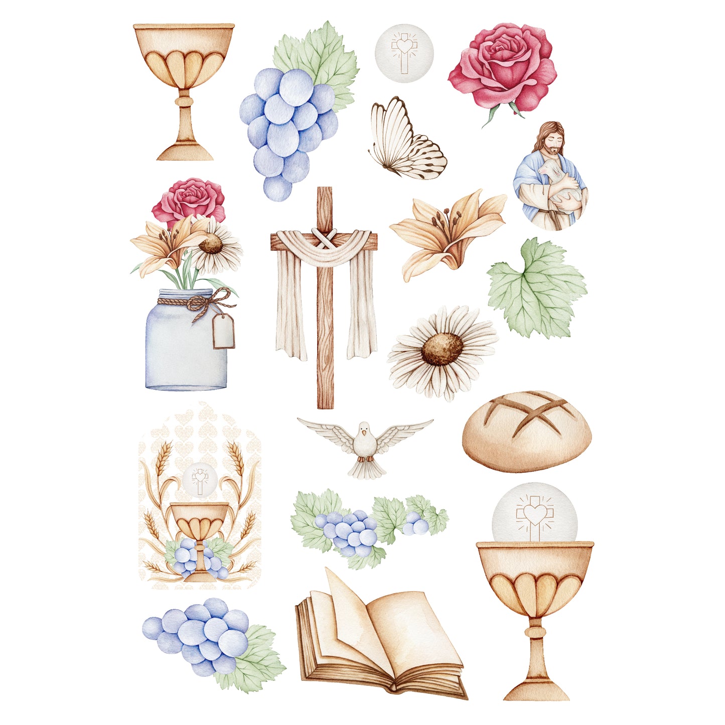 He Is Risen Collection Laser Cut Scrapbook Ephemera Embellishments by SSC Designs - 3 Packs