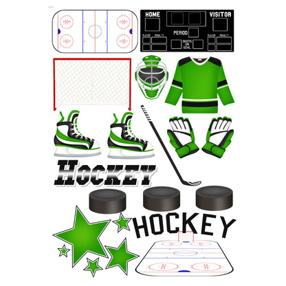Hockey Season Collection Laser Cut Scrapbook Ephemera Embellishments by SSC Designs - 3 Packs