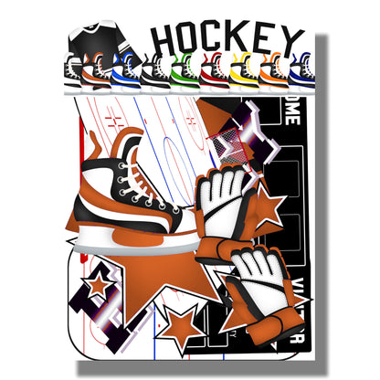 Hockey Season Collection Laser Cut Scrapbook Ephemera Embellishments by SSC Designs - 3 Packs
