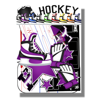 Hockey Season Collection Laser Cut Scrapbook Ephemera Embellishments by SSC Designs - 3 Packs