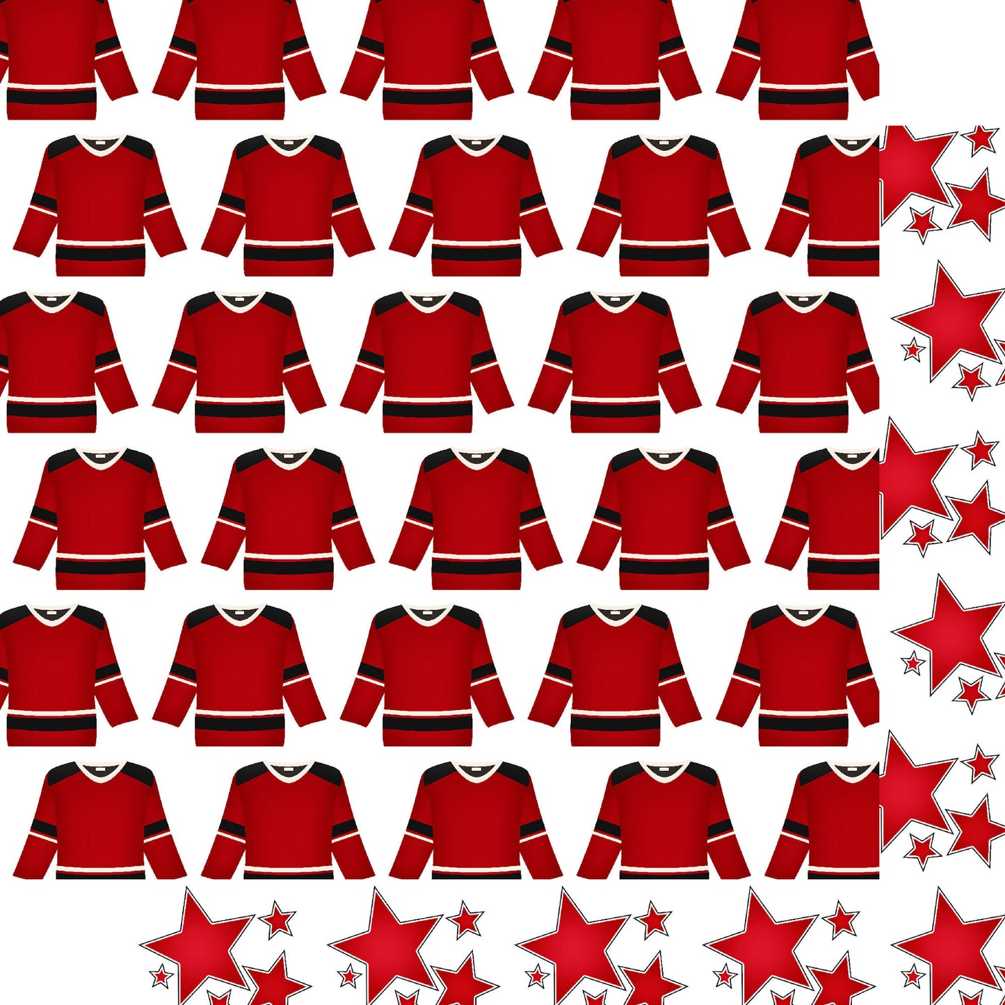 Hockey Season Collection Team Spirit 12 x 12 Double-Sided Scrapbook Paper by SSC Designs - 15 Pack