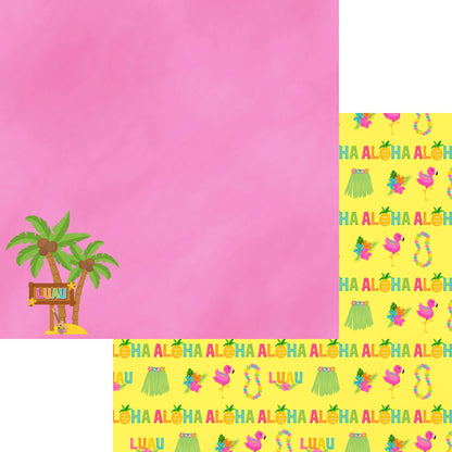 Hawaiian Luau 12 x 12 Scrapbook Paper & Embellishment Kit by SSC Designs - 3 Kits