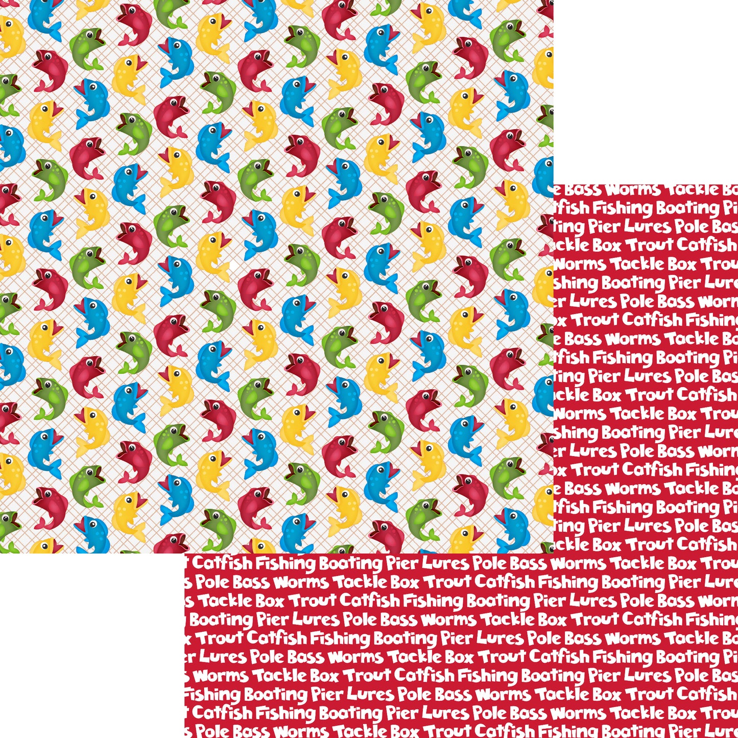 Hook, Line & Sinker 12 x 12 Scrapbook Paper & Embellishment Kit by SSC Designs - 3 Kits