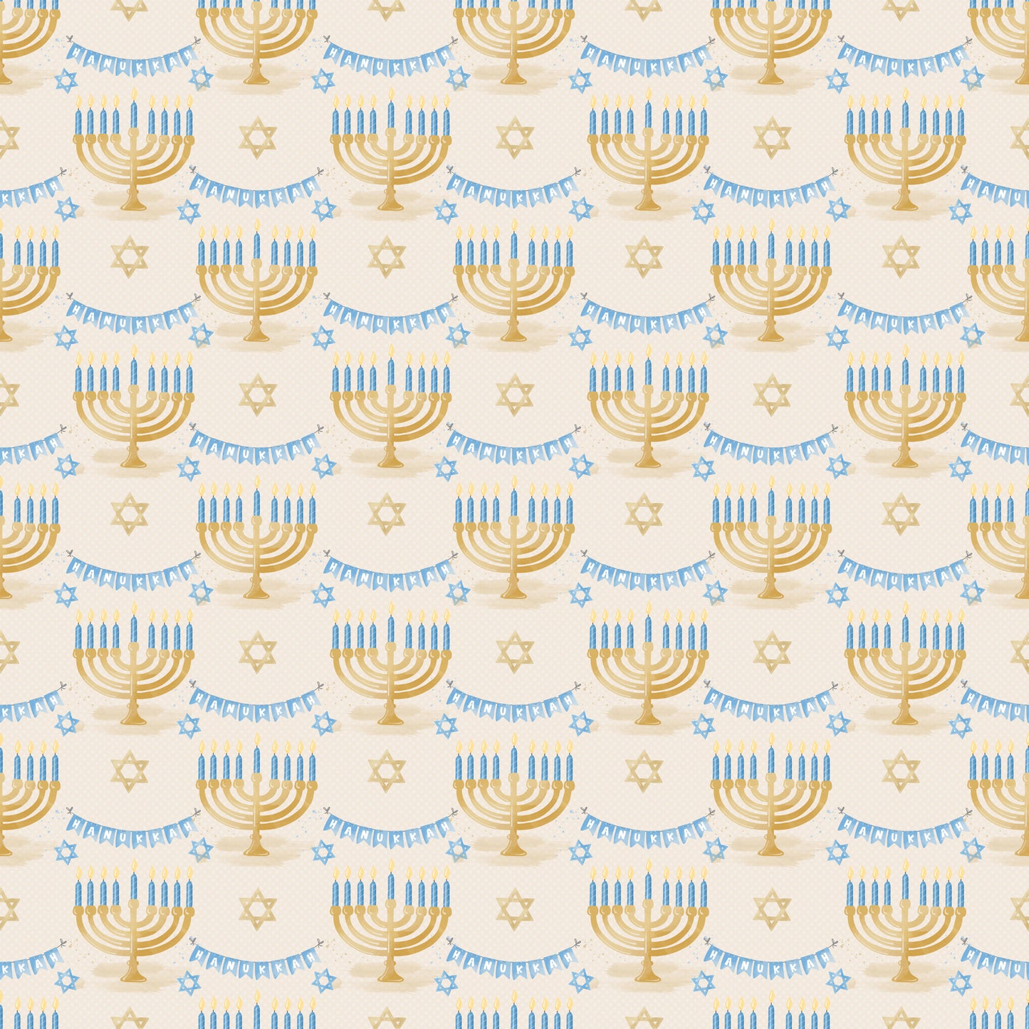 Hanukkah Collection Shine Bright 12 x 12 Double-Sided Scrapbook Paper - 15 Pack