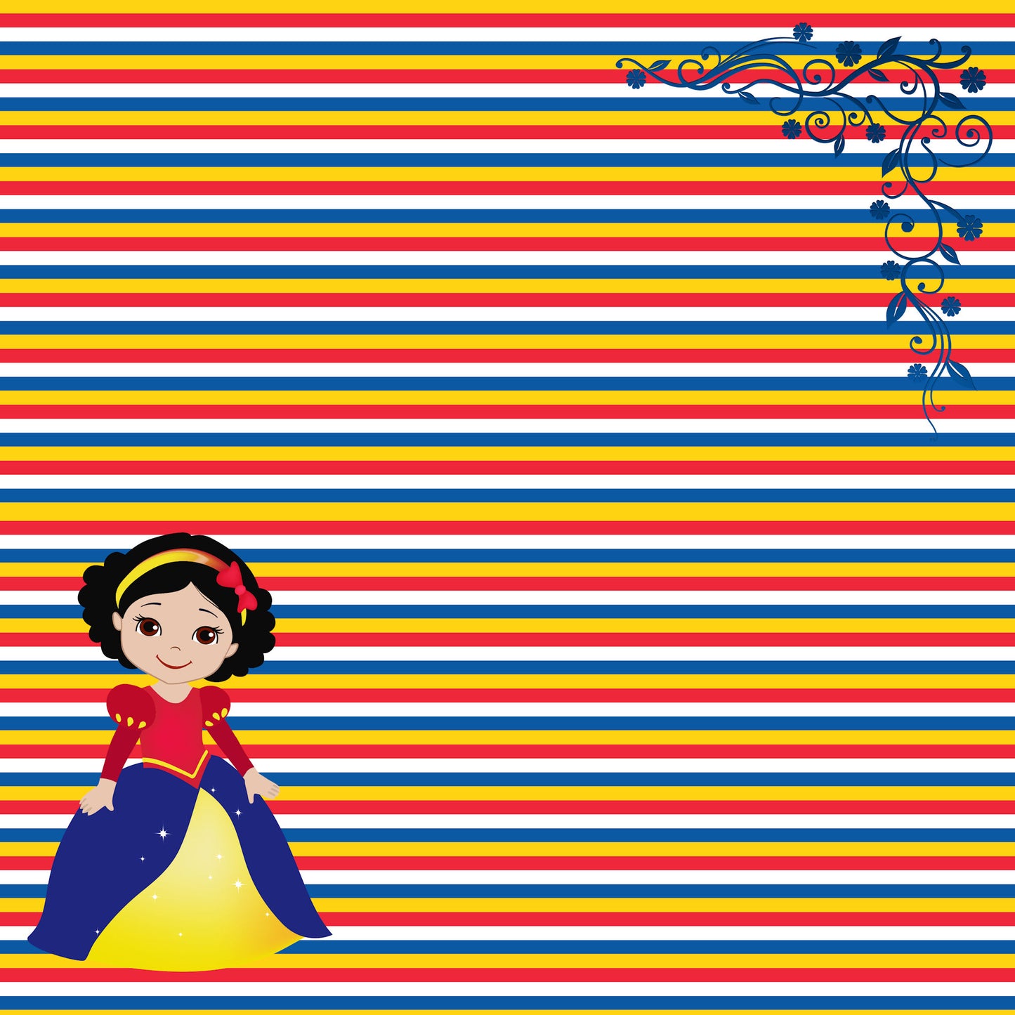 Inspired By Collection Snow Princess 12 x 12 Double-Sided Scrapbook Paper by SSC Designs - 15 Pack
