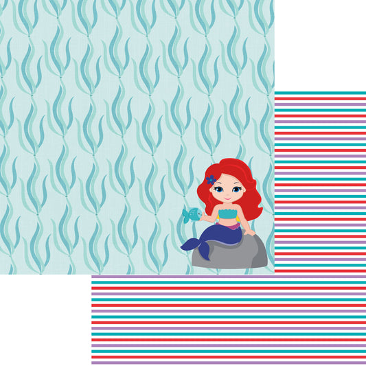 Inspired By Collection Sea Princess 12 x 12 Double-Sided Scrapbook Paper by SSC Designs - 15 Pack