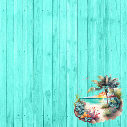 Island Life Collection Aruba 12 x 12 Double-Sided Scrapbook Paper by SSC Designs - 15 Pack