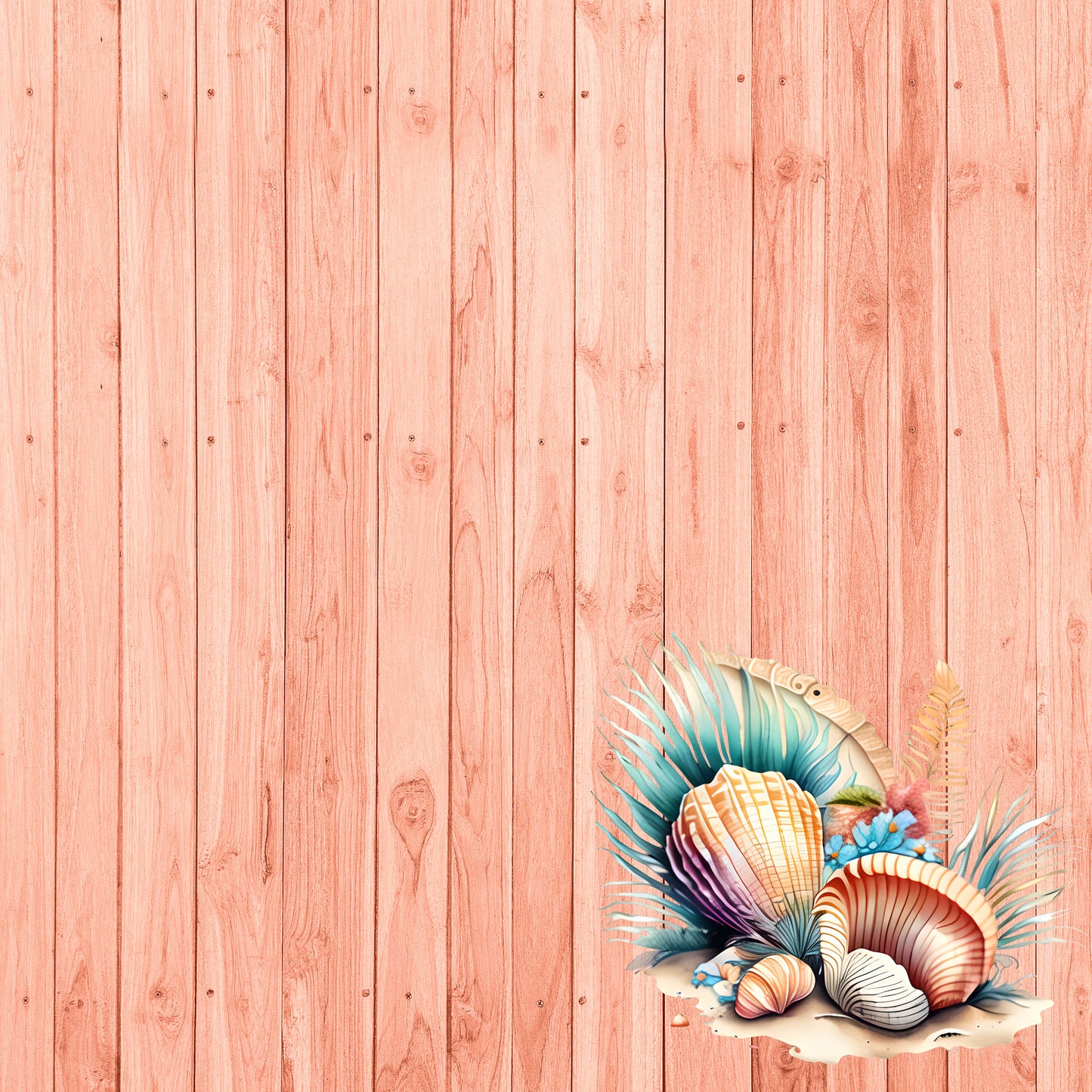 Island Life Collection Belize 12 x 12 Double-Sided Scrapbook Paper by SSC Designs - 15 Pack