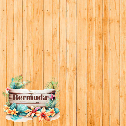 Island Life Collection Bermuda 12 x 12 Double-Sided Scrapbook Paper by SSC Designs - 15 Pack