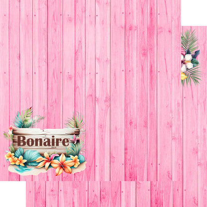 Island Life Collection Bonaire 12 x 12 Double-Sided Scrapbook Paper by SSC Designs - 15 Pack