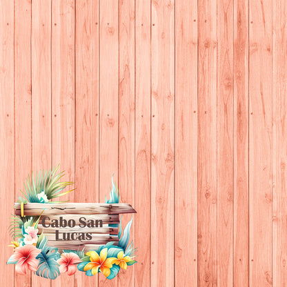Island Life Collection Cabo San Lucas 12 x 12 Double-Sided Scrapbook Paper by SSC Designs - 15 Pack